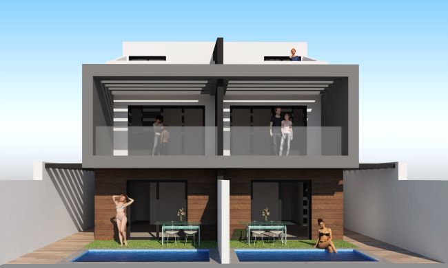 semi-detached - New Build - San Javier - CV-24775