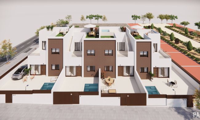 terraced - New Build - Pilar de la Horadada - HH-51341