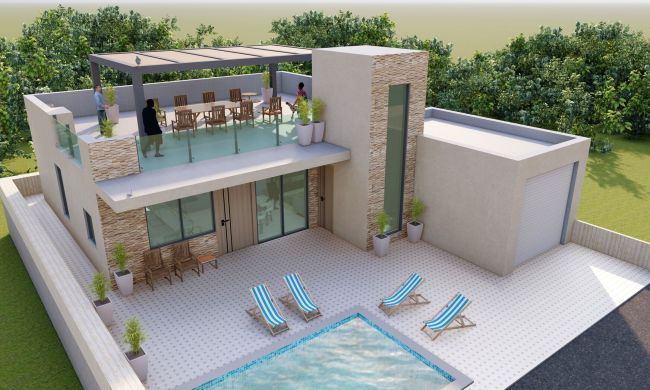 Villas - Nueva construcción  - Fuente Alamo - Fuente Alamo